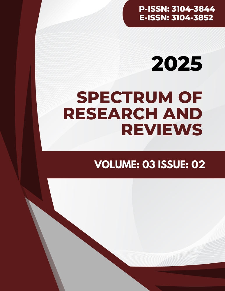 					View Vol. 3 No. 2 (2025): Spectrum of Research and Reviews
				